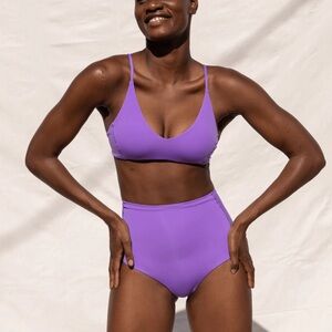 LEFT ON FRIDAY Hi Tide Bottoms in Purple size Large